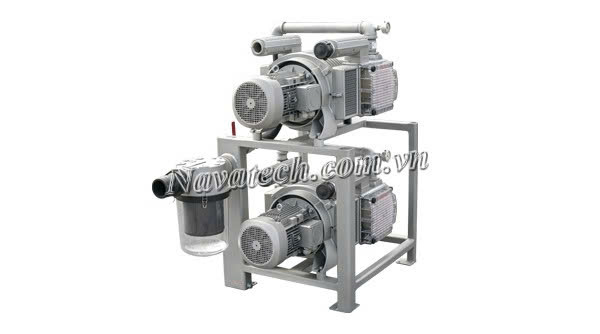 Cấu tạo hệ thống bơm chân không CNC