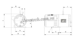 Cấu tạo Bơm Chân Không Vòng Dầu 1 Cấp Doovac SVO-060