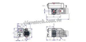 Cấu tạo Bơm Chân Không Vòng Dầu 1 Cấp Wonchang WOVP-500