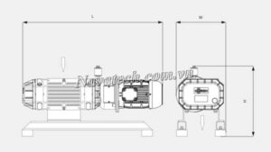 Cấu tạo bơm Busch Booster PUMA WP 0700 D