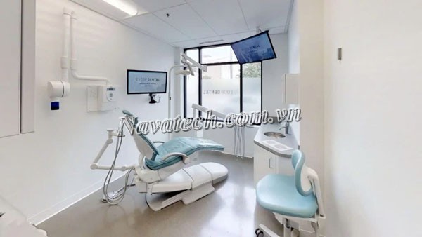 Hút chân không trung tâm tại ghế điều trị