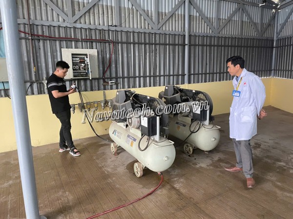 Đối với hệ thống bơm hút chân không