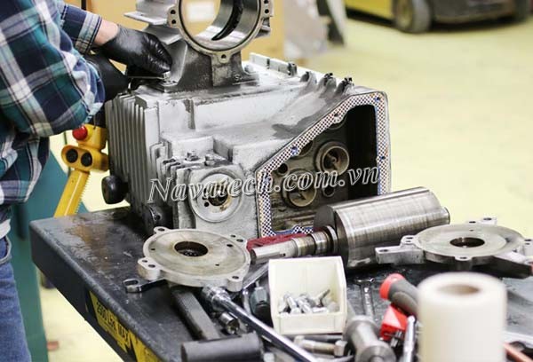 Một số lỗi bơm hút chân không vòng nước bị hỏng