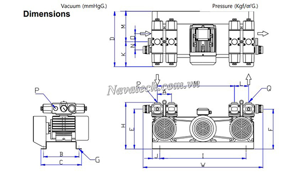 Cấu tạo bơm Wonchang WBS 80B