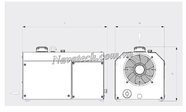 Cấu tạo chung bơm Busch MINK MV 0060 D