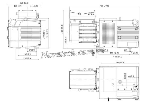 Cấu tạo bơm Becker VARIAIR KVT 3.140