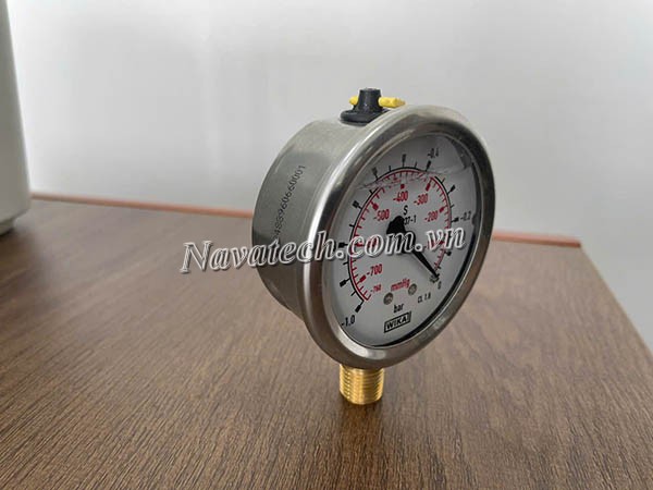 Tính năng nổi bật đồng hồ đo áp suất chân không 213.53.063 -1 Bar/mmHg 1/4 NPT