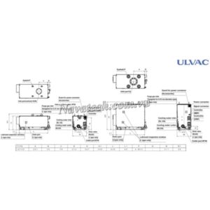Cấu tạo bơm chân không trục vít khô Ulvac LS120A