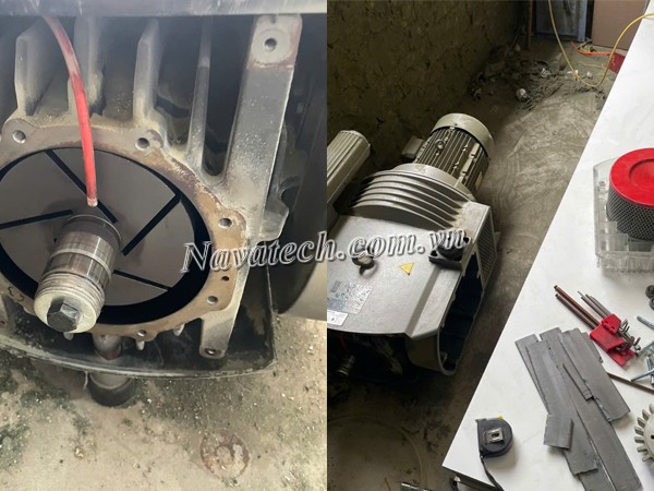 Navatech thực hiện bảo dưỡng bơm chân không