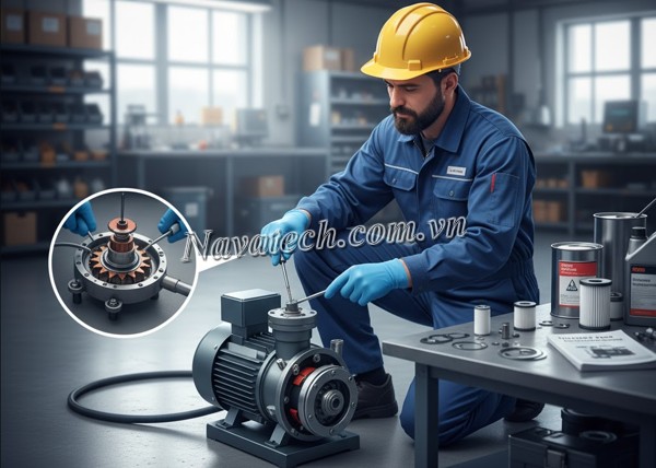 Cách khắc phục khi bơm chân không hỏng