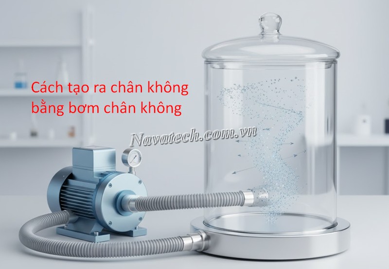 Cách tạo ra môi trường chân không bằng bơm chân không