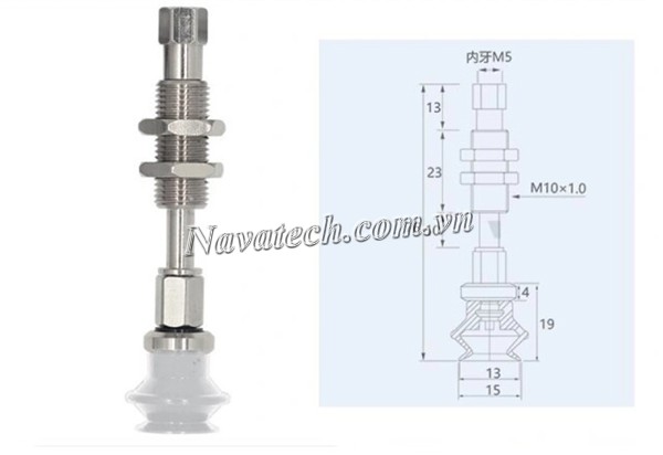 Cấu tạo của giác hút chân không