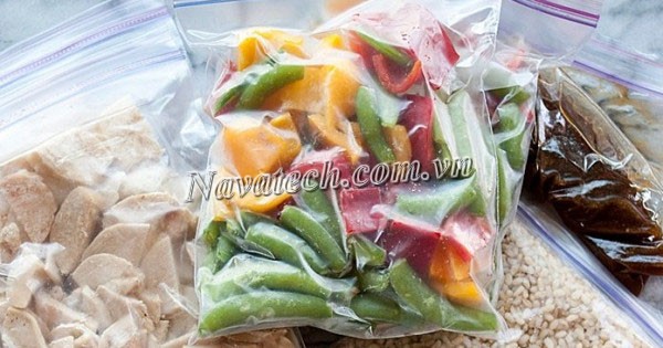 Hút chân không với các thực phẩm tươi
