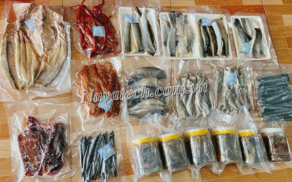 Hút chân không với các thực phẩm khô