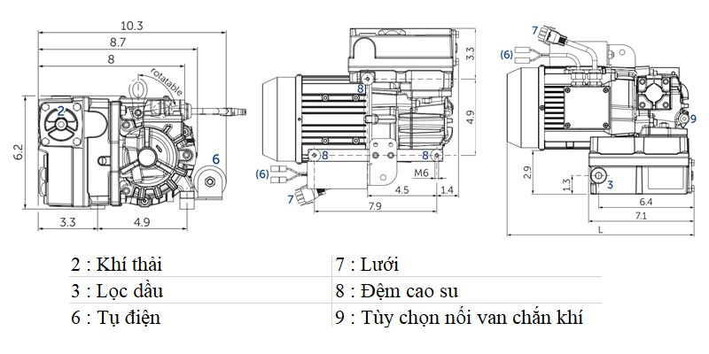 Cấu tạo máy hút chân không công nghiệp