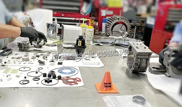 Sửa bơm chân không vào điện nhưng không chạy