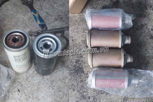 Thay mới 2 lõi lọc khí