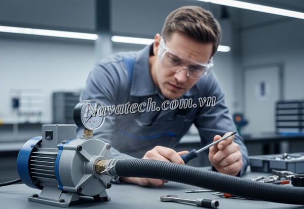 Vì sao bơm chân không không hút được?