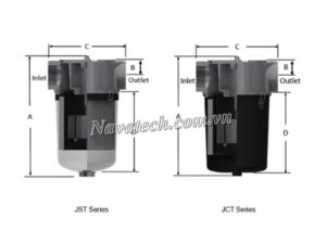 Kích thước bộ lọc khí Solberg JST-C2048-201C