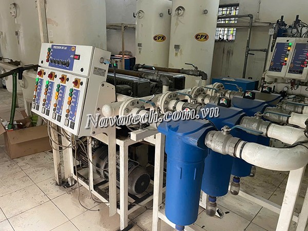 Thực trạng 2 máy bơm chân không tại bệnh viện Thái Nguyên