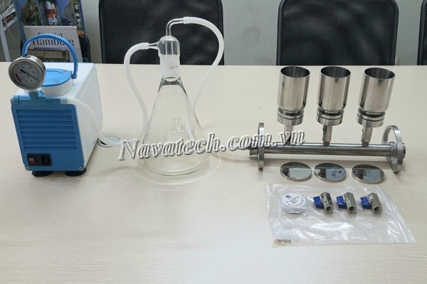 Bộ lọc kèm bơm hút chân không